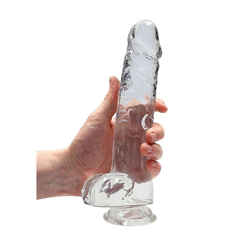 Duży wodoodporny penis dildo mocna przyssawka 25cm